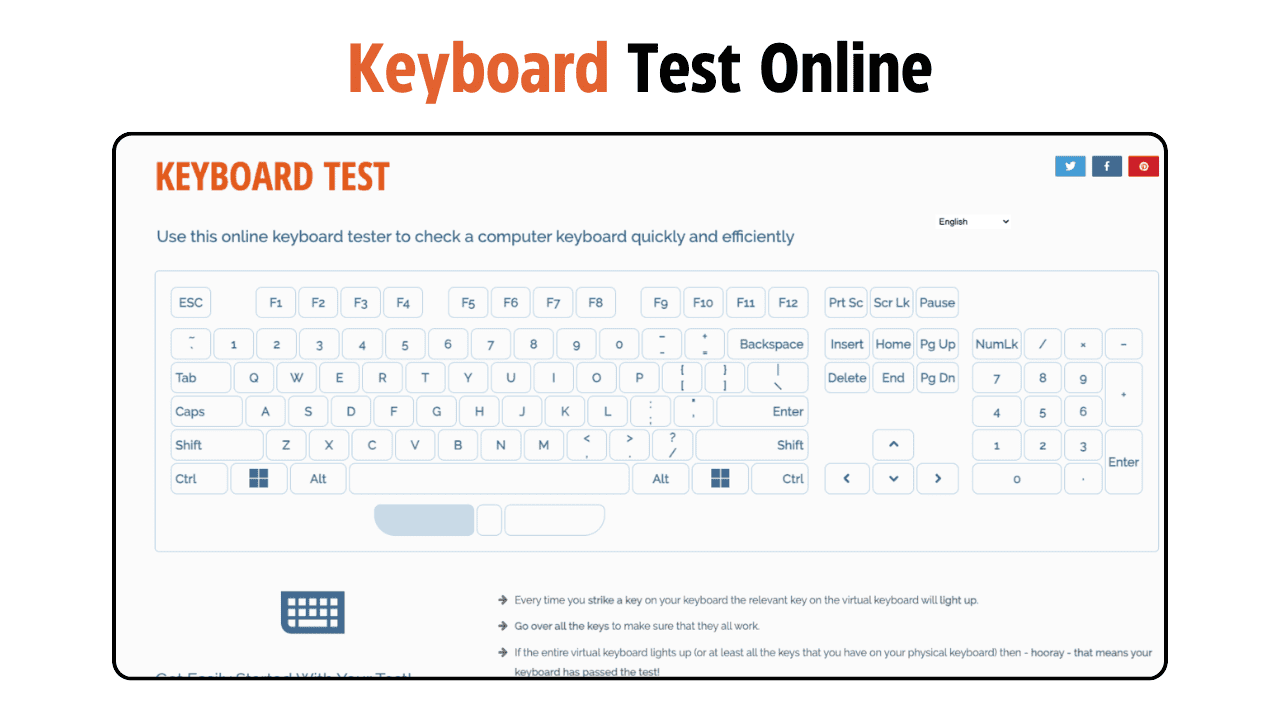 Keyboard Test Online